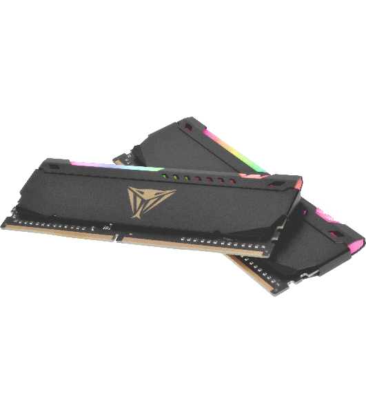 Оперативная память Patriot Viper Steel, DDR4, 32GB (2x16GB), 3600MHz, CL20, DIMM, с радиатором, RGB, черный