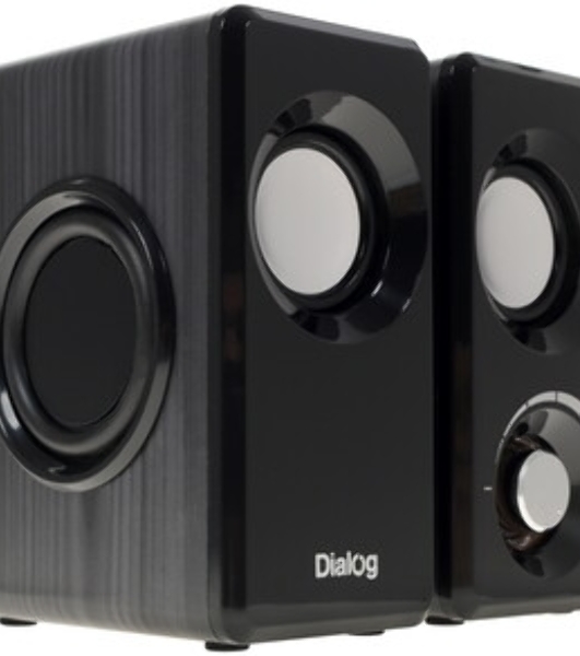 Акустическая система Dialog AST-30UP черный 2х3.5W RMS, активные