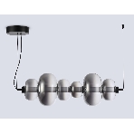 Подвесной светодиодный светильник Ambrella light LH11072 BK/SM черный/дымчатый 36W 3000K 745*230*230, фото5