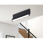 Светильник Ambrella light TA1821  BK черный LED 12W 4200K 230*22*87, фото7
