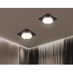 Светильник Ambrella light TN5232 BK/GD черный/золото GX53 max 12W 110*110*35, фото 1