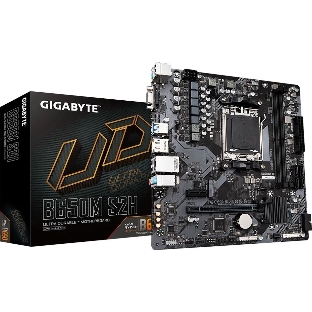 Материнская плата Gigabyte B650M S2H (V1.2/V1.4), AM5, AMD B650, 2xDDR5, 4xSATA, 1xM.2, 1xPCI-E 4.0 x16, 3xUSB-A 3.2 Gen 1, 1xUSB-C 3.2 Gen 1, 1x 1Gb LAN, 3x3.5 мм, 7.1, Micro-ATX