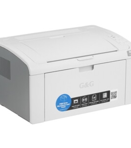 Принтер G&G P2022W A4, лазерный, черно-белый, 22 стр/мин, 1200x1200dpi, 800МГц, 126Мб, WiFi/USB, 1600стр/картридж, белый корпус (аналог Pantum P2500W, картридж GT202T)(P2022W)