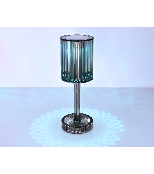 Настольная светодиодная лампа Ambrella light DE8071 GR серый LED RGB 3W (ПДУ RGB)