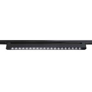 Трековый однофазный светильник Ambrella light GL6721 BK черный IP20 40W 4200K 24° 590*35*57