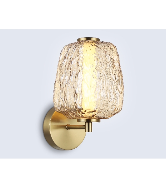 Настенный светодиодный светильник Ambrella light LH30108 SB/TI бронза/янтарь 8W 3000K 140*190*285