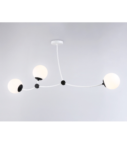 Светитльник Ambrella Light TR2566/3 WH/BK белый/черный E27/3 max 60W 1130*150*540