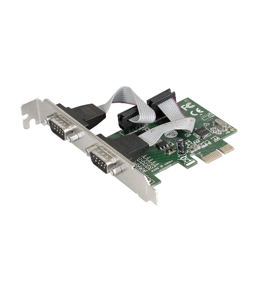 Контроллер ExeGate EXE-307 PCI-E, 2*COM port (OEM)