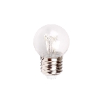 Лампа накаливания шар Neon-night e27 6 LED Ø45мм - синяя, прозрачная колба, эффект лампы накаливания, фото 1