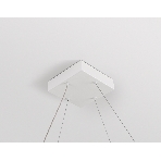 Подвесной светодиодный светильник Ambrella light FL5802/1+4 WH белый 50W 3000K/4200K/6400K 600*600*1200 (без ПДУ), фото8