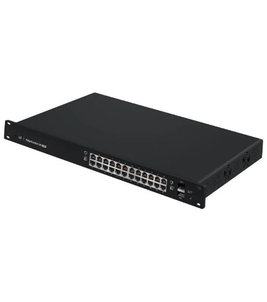 Коммутатор [ES-24-250W EU] Ubiquiti EdgeSwitch 24-250W 24 порта, раздача питания 24/48В на всех портах, суммарная мощность 250W