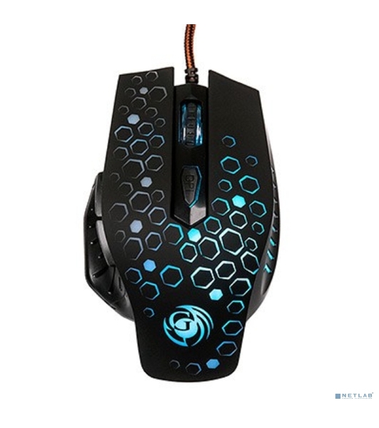 Мышь проводная Dialog Gan-Kata MGK-11U черный, 2400 dpi, USB, кнопки - 6