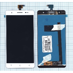 Дисплей для Micromax Q394 Canvas Juice 3+ белый