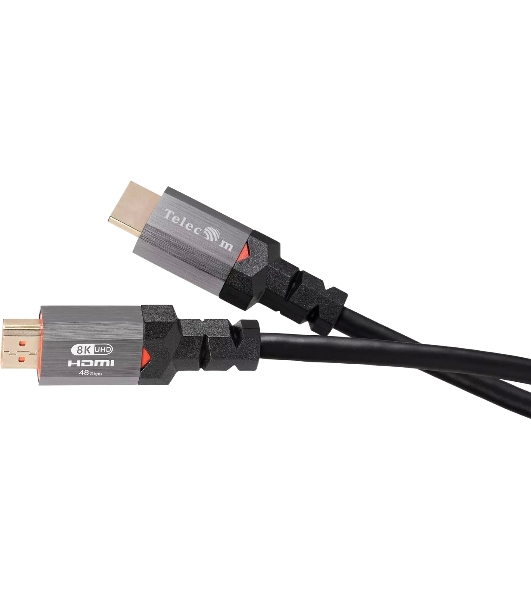Кабель Telecom TCG365-1.5M HDMI 19M/M,ver. 2.1, 8K@60 Hz 1.5m метал разъемы