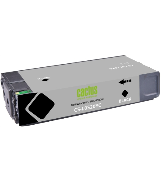 Картридж струйный Cactus CS-L0S20YC 976YC черный (465мл) для HP PageWide P55250dw/P57750dw