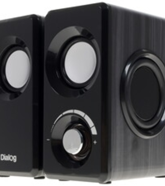 Акустическая система Dialog AST-30UP черный 2х3.5W RMS, активные