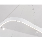 Подвесной светодиодный светильник Ambrella light FL5802/1+4 WH белый 50W 3000K/4200K/6400K 600*600*1200 (без ПДУ), фото7