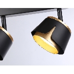 Светильник Ambrella light TN71237/3 BK/GD черный/золото GX53/3 380*100*147, фото4