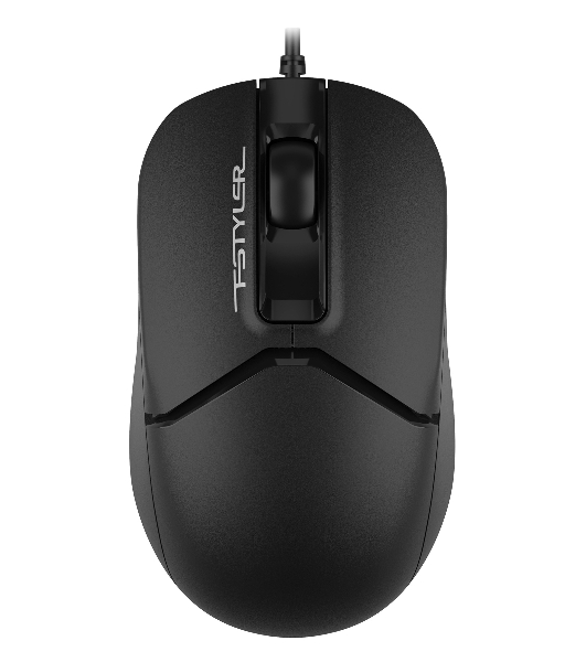 Комплект клавиатура+мышь A4Tech FStyler F1512 проводной, USB, 1200 DPI, черный