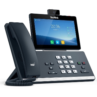 Телефон YEALINK SIP-T58W with camera, видеотерминал, Android, WiFi, Bluetooth, GigE, CAM50, без БП, шт