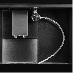 Автоматическая кофемашина Kuppersberg KCM 182 Black коллекция High-Tech,управление сенсорное,максимальное давление 20 бар,емкость для воды 1.8л, есть капучинатор,приготовление кофе автоматическое, материал панели стекло, черный, фото8