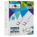 Кабель TypeC---TypeC USB2.0 1.2m, белый, iOpen ACU505-W-1.2M, фото 1