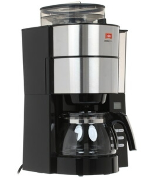 Кофеварка капельная Melitta Aromafresh 2 Grind & Brew черный, исп. кофе - зерновой, 1.25 л