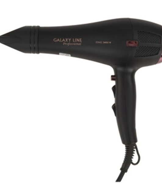 Фен Galaxy Line GL 4356 черный, 2400 Вт, ионизация