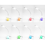 Светодиодная настольная лампа с RGB подсветкой Ambrella light DE532 WH белый LED 4200K+RGB 7.5W, фото9
