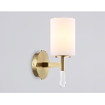 Настенный светильник Ambrella light LH56265 BS/FR латунь/белый матовый E27 max 60W 160*120*280, фото3