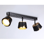 Светильник Ambrella light TN71237/3 BK/GD черный/золото GX53/3 380*100*147, фото3