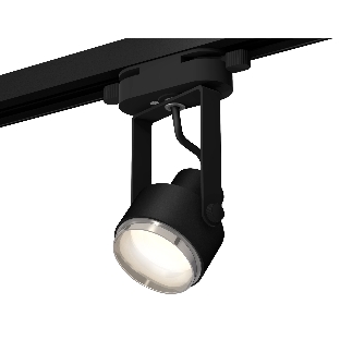 Светильник Ambrella light XT6602021 PBK/PSL черный полированный/серебро полированное MR16 GU10 (C6602, N6122)