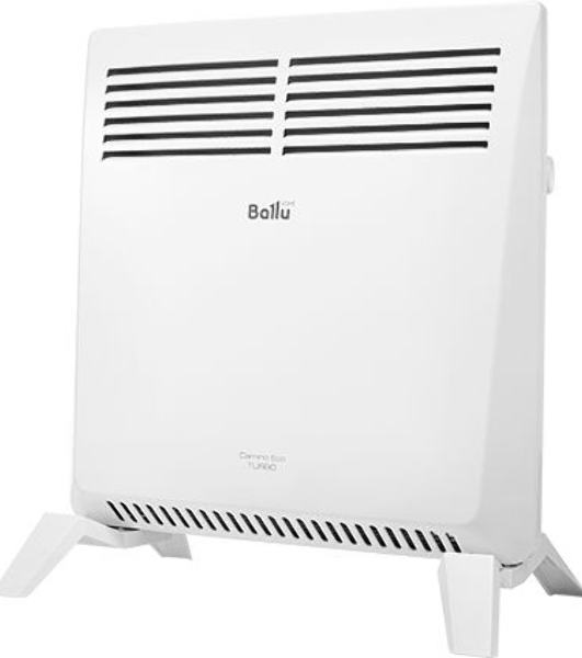 Конвектор электрический Ballu Camino Eco Turbo BEC/EMT-1000 белый, 1000 Вт, 15 м2, термостат