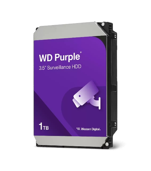 Жесткий диск Western Digital 1Tb Purple, SATA III 5400rpm, 64Mb 3.5