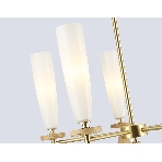 Люстра Ambrella light LH75371/5 GD/WH золото/белый G9*5 max 28W D600*675, фото4