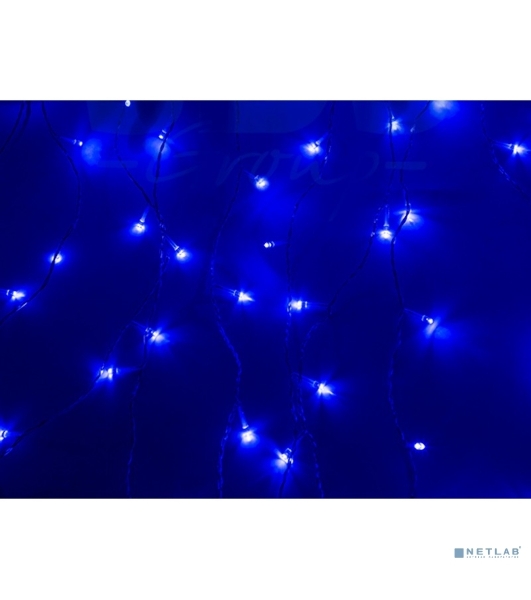 Гирлянда Neon-night 'Светодиодный дождь' с контроллером 1.5х1.5м 144 LED син. прозрачный провод 12Вт 230В IP20