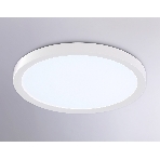 Светильник светодиодный ультратонкий Ambrella light FZ1903 WH белый IP54 20W 3000K-6500K CCT-переключатель D300*25 (Без ПДУ), фото6