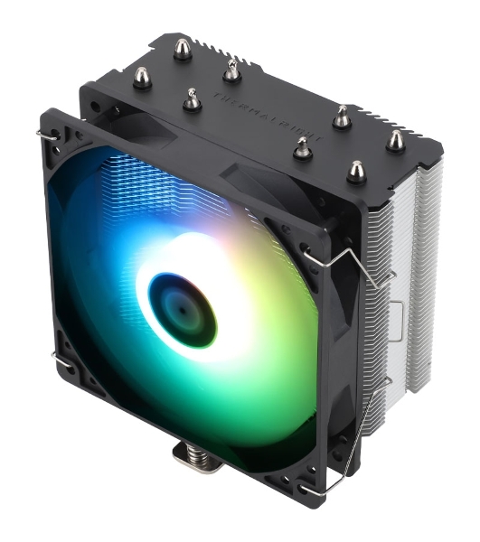Кулер для процессора Thermalright Assassin X Refined SE ARGB 120 (4-pin PWM, 148mm, Ni/CU, 4x6mm, ARGB, 1x120мм, 66.17CFM, 25.6dBA, 1550RPM, S: 1700, 1200, 115X, AM5, AM4)