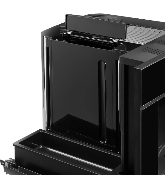 Автоматическая кофемашина Kuppersberg KCM 182 Black коллекция High-Tech,управление сенсорное,максимальное давление 20 бар,емкость для воды 1.8л, есть капучинатор,приготовление кофе автоматическое, материал панели стекло, черный