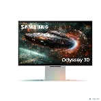 Монитор 27' Samsung Odyssey 3D G90XF IPS 3840x2160, 165 Гц, 1 мс, 16:9, 350 кд/м², 2xHDMI 2.1, DP, USB Hub (2x USB 3.2), 3D без очков, Edge Lighting, динамики (2x5 Вт), FreeSync, G-Sync, HDR10, черный, фото15