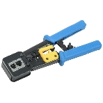 Инструмент обжим ITK TM1-B11H для RJ-45,12,11 с x рап. ме x . сине-оранж, фото6
