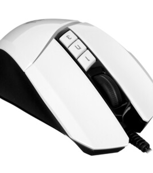 Мышь проводная A4Tech Bloody W60 Max белый, 10000 dpi, USB, кнопки - 10