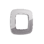 Рамка OMEGA Radian (Сталь Стекло органическое) 1-ая OF320501, фото 1