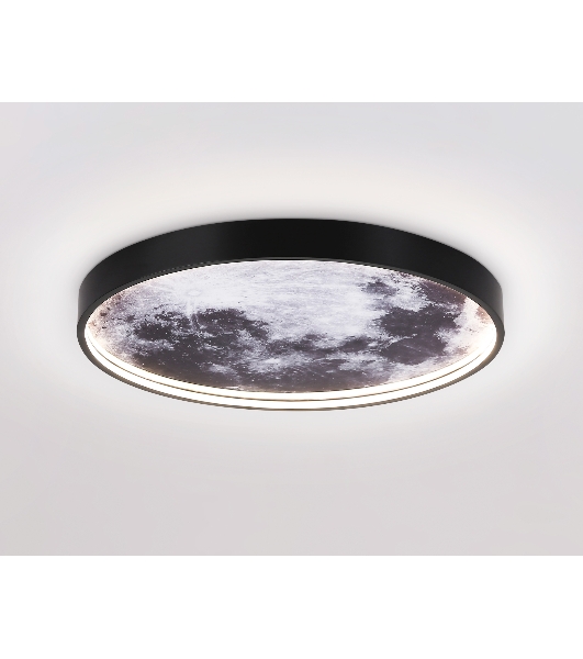 Настенно-потолочный светодиодный светильник Ambrella light FW11111 BK черный 18W LED 3000-6400K D300*38