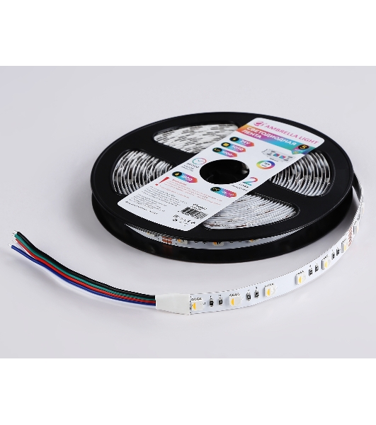 Светодиодная лента Ambrella light GS4402 5050 60Led /10W m/ 24V IP20 RGBW+4500K/ 5000*10*1.87mm (5 конт.)