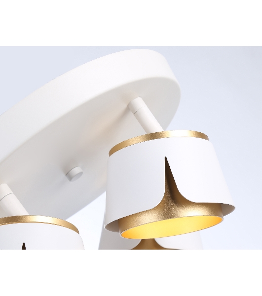 Светильник Ambrella light TN71241/4 WH/GD белый/золото GX53/4 D250*147