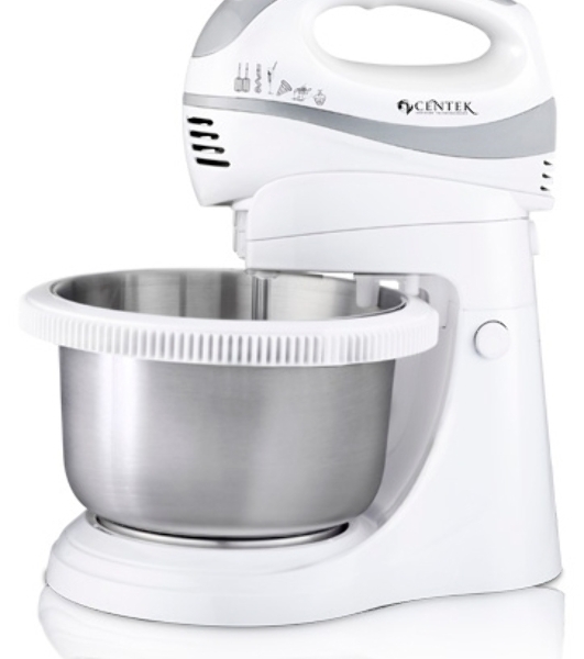 Миксер Centek CT-1107 белый/стальной