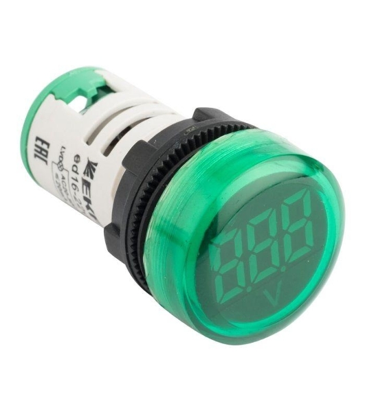 Индикатор значения напряжения ED16-22VD зел. PROxima EKF ed16-22vd-g