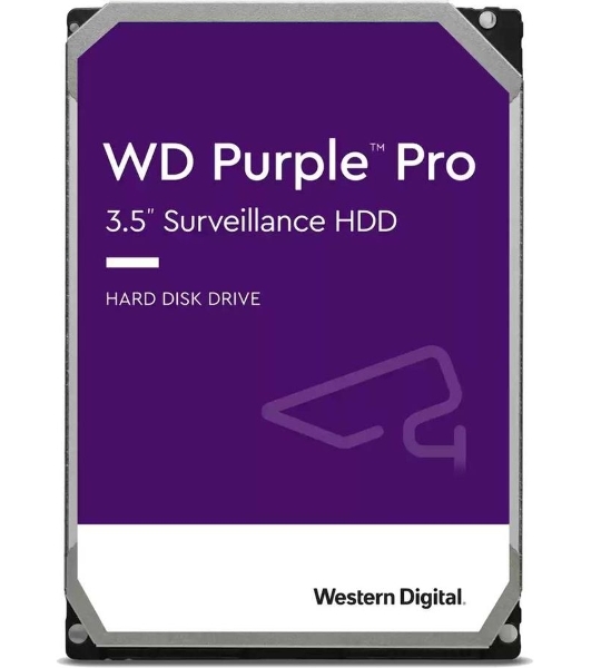 Жесткий диск HDD WD 14Tb 7200rpm SATA-III 3.5' Video Purple Pro 512Mb