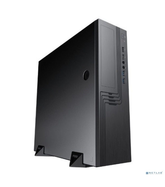 Компьютерный корпус EL555BK PM-300TFX 80+Bronze U3.0*2+U2*2+2*combo Audio; fan 9см; intrusion switch POWERMAN Slim Case 6143524